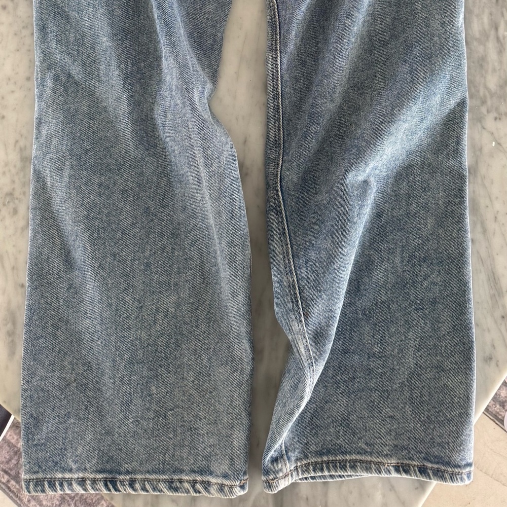 American Eagle Outfitters Blue Boyfriend Jeans Distressed 10 - Picture 6 of 6